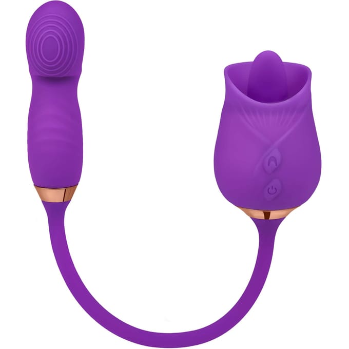 2-in-1 vibrator 'Licks Don’t Lie', 36,8 cm