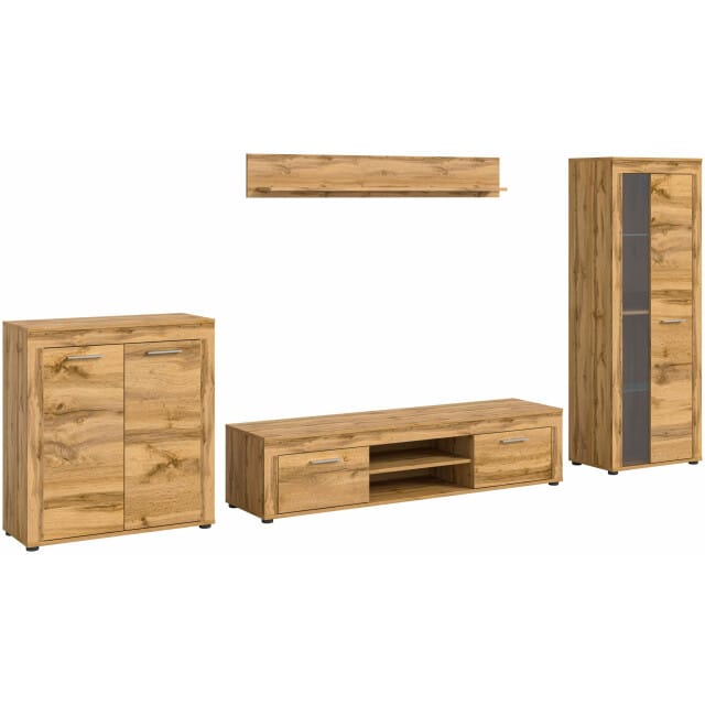 Jam woonkamercombinatie Wotan Oak NB - 35x330x159cm