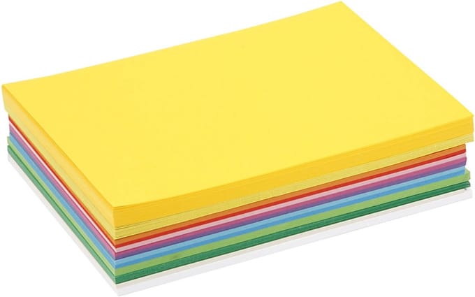 Happy karton, A5 148x210 mm, 180 gr, 300 div vellen, diverse kleuren