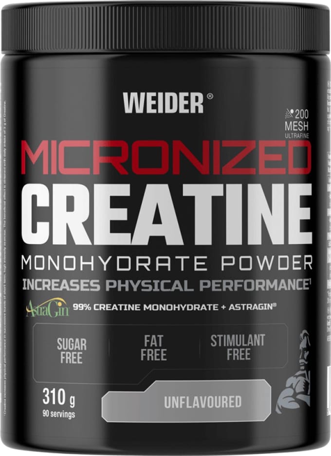 Weider Micronized Creatine Monohydrate + AstraGin (310g) Unflavoured - Creatine - Creatine Monohydraat