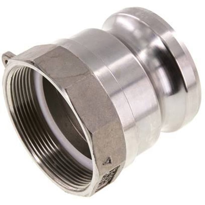 Camlock DN 60 (2 1/2'') Koppeling RvsG 2 1/2'' met binnendraad Type A EN 14420-7 (DIN 2828)