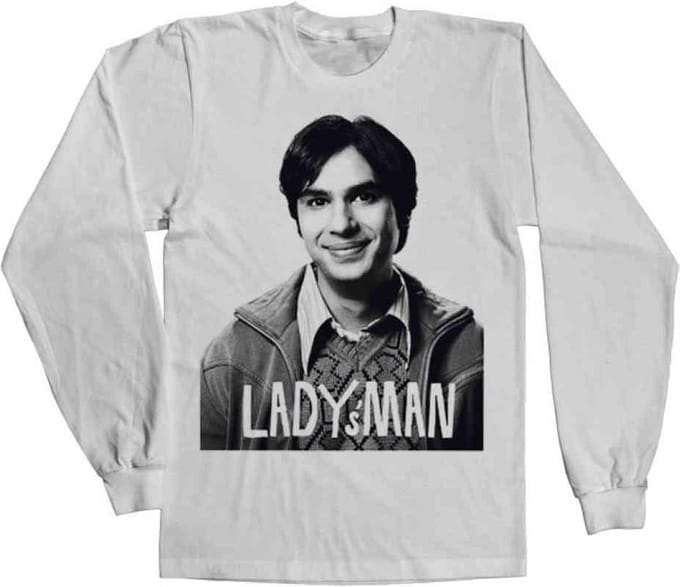 The Big Bang Theory Longsleeve shirt -M- Lady's Man Wit
