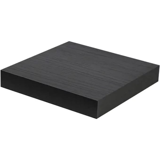 Duraline Wandplank Xl4 Zwart Eik 38mm 23,5x23,5cm