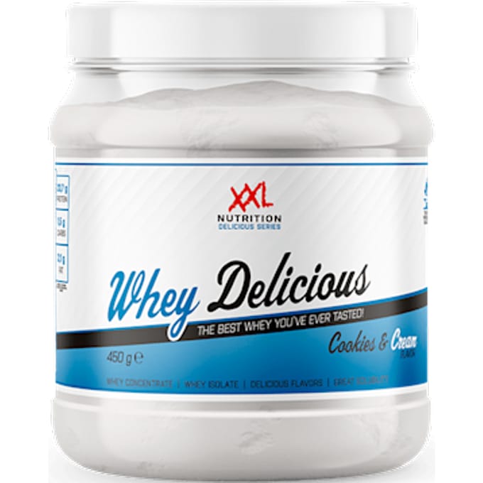 XXL Nutrition - Whey Delicious - Cookies & Cream - Eiwitpoeder - 450g