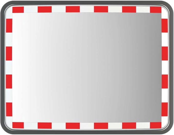 DURABEL BASIC verkeersspiegel volledig uit RVS - 800 x 1000 mm