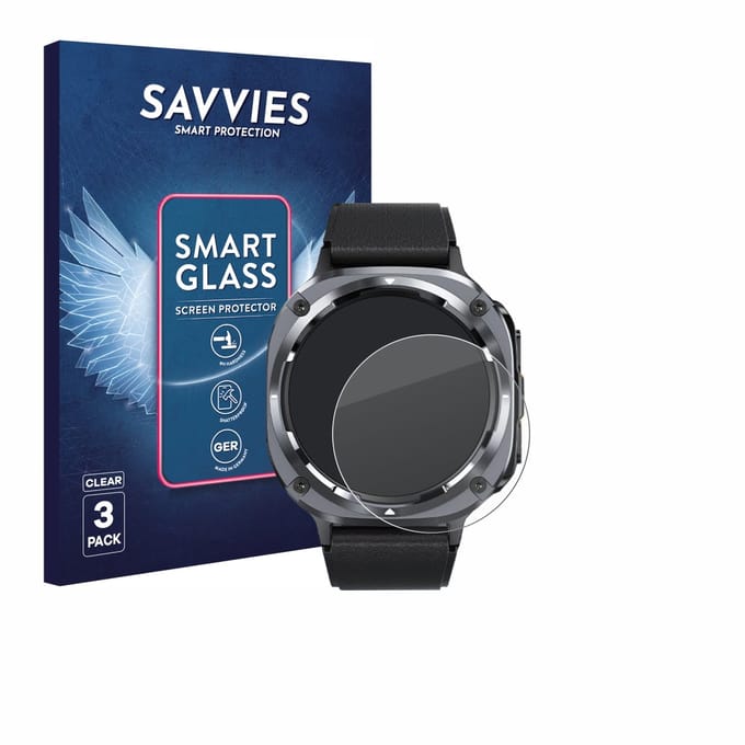 3 Stuks Savvies Screenprotector - geschikt voor TIMU S90+ 1.48" - beschermfolie glas transparant