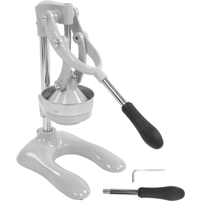 Presse-agrumes professionnel robuste confortable de qualité supérieure manuel presse-orange argent argenté