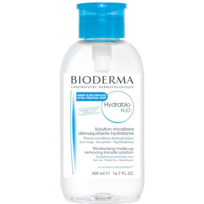 Bioderma Hydrabio H2O Micellaire Oplossing met Doseerpomp 500 Gezichtswater