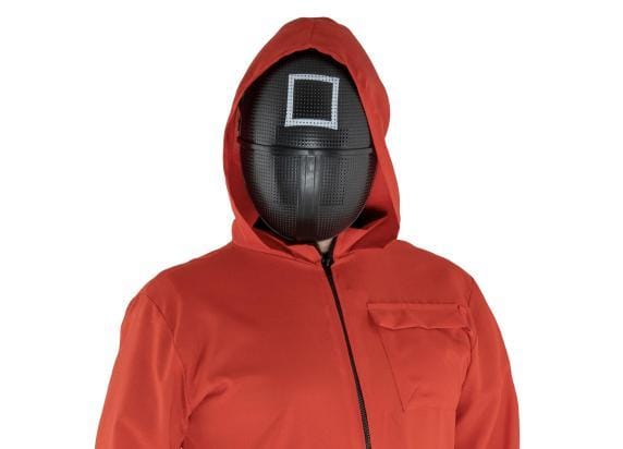 Squid Game kostuum met masker 160cm Feestkleding