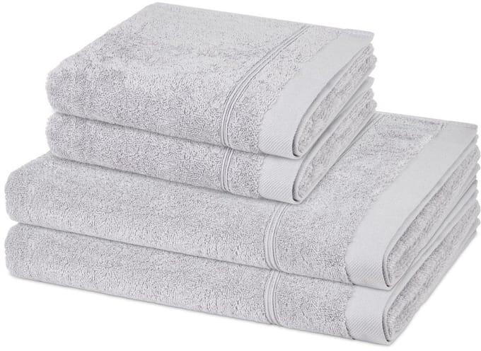 Ross Sonstiges 2 X handdoek 2 X douchehanddoek - in set 4 pack Rubin