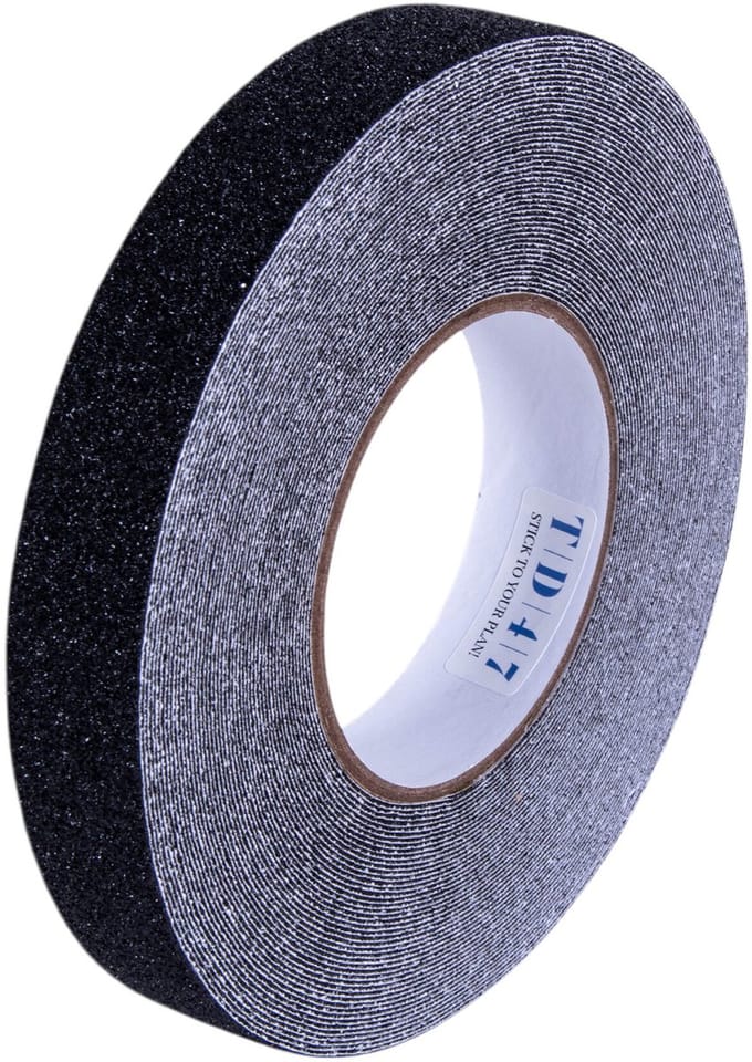 TD47 Antislip Tape 25mm x 18,3m Zwart