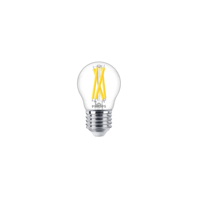Philips LED Kogellamp Transparant - 40 W - E27 - Dimbaar warmwit licht