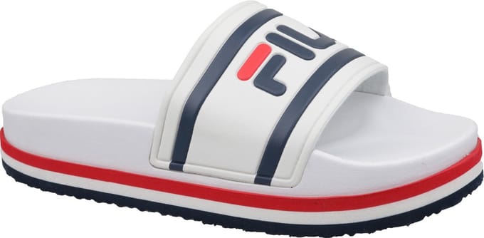 Fila Morro Bay Zeppa WMN, Vrouwen, Wit, Slippers, maat: 41