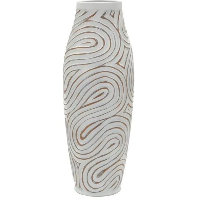 Vaas Oblix Resin Vase Ø 18,5×50 cm