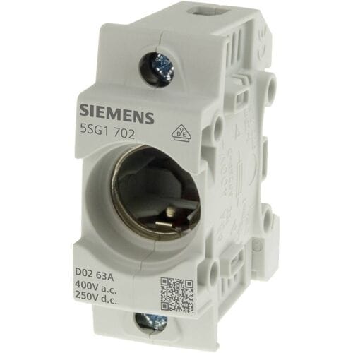 Siemens 5SG1302 Zekeringsokkel Afmeting zekering : D01 15 stuk(s)