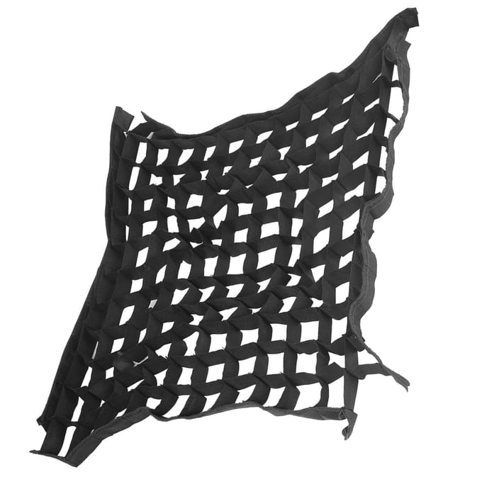 Boîte à lumière portable 60 x 60 cm, grille cellulaire en maille pour accessoires de studio photo black