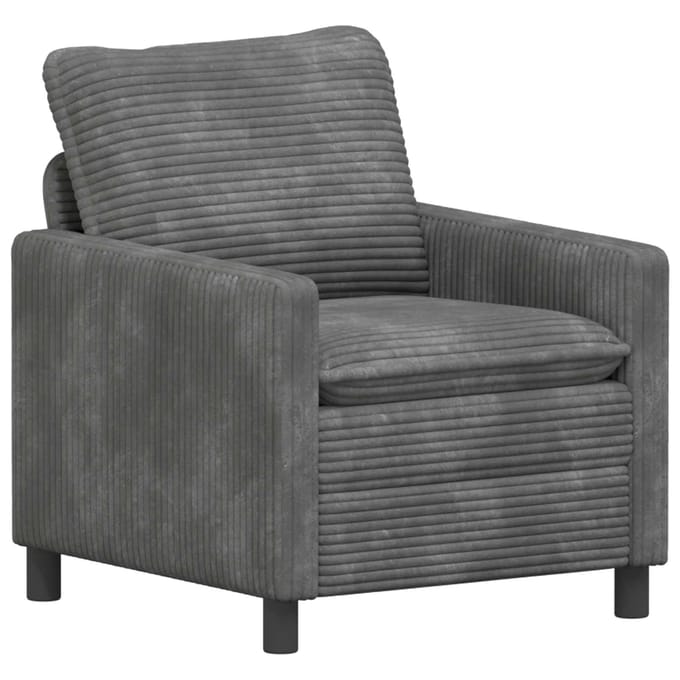 vidaXL - Bank - Lichtgrijs - 76 - x - 81 - x - 87,5 - cm - Polyester