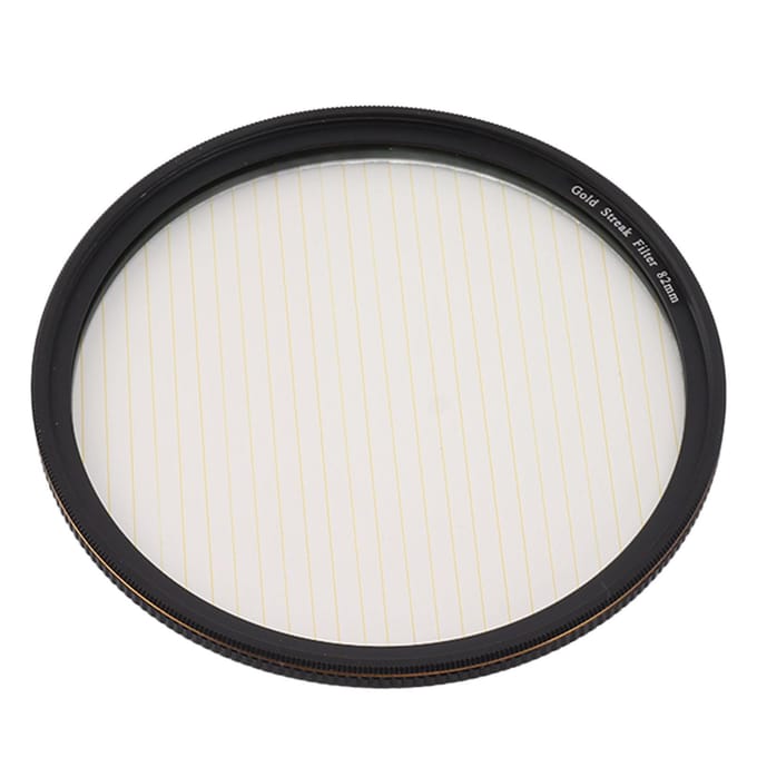Gouden Streak Filter Licht Flare Effect Filter Optisch Glas Camera Lensfilter met Etui voor 82mm white