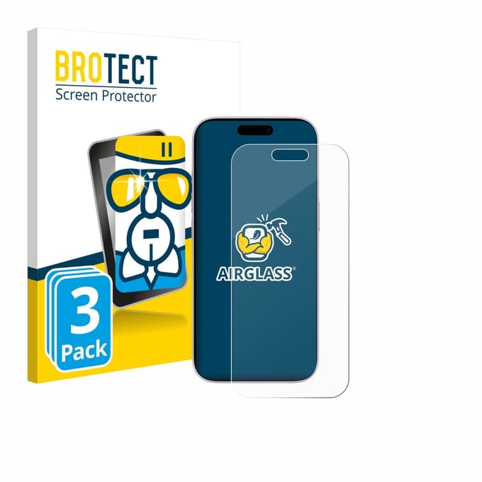 Screenprotector 3 Stuks voor Apple iPhone 17 Beschermglas transparant