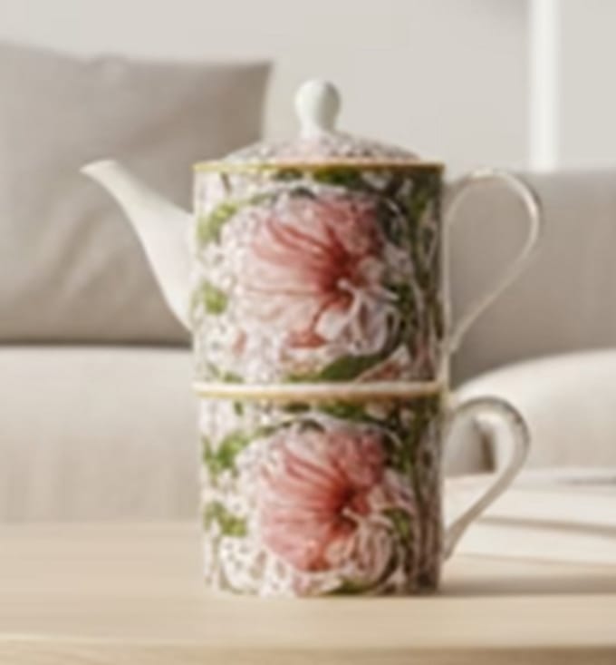 Lesser & Pavey Pimpernel tea for one porselein 15 cm theeset