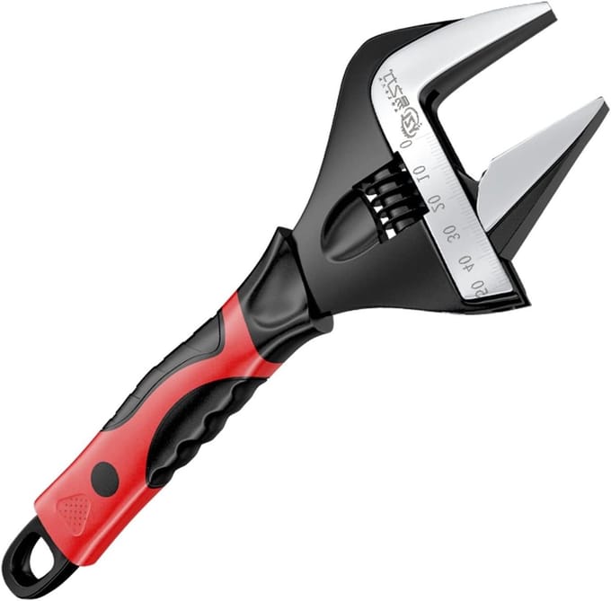 Verstelbare Moersleutel - Universele Spanner - Klus Werk - Groter Koppel - 30 cm - Zilver