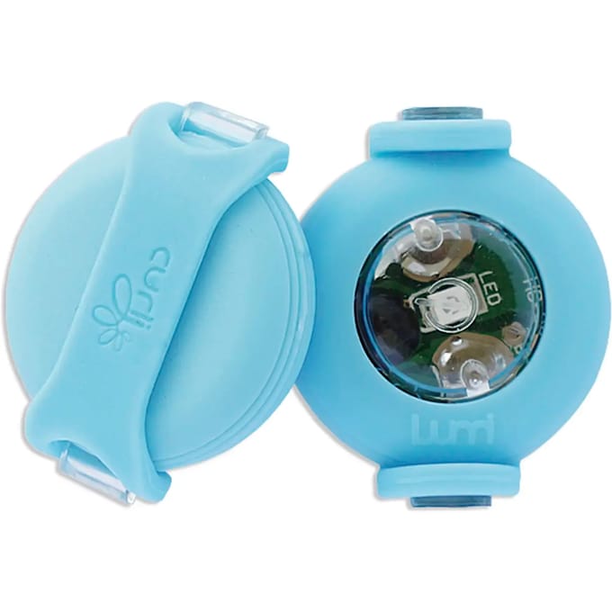 Curli Luumi LED Veiligheidslichten Cyaan (2-pack)
