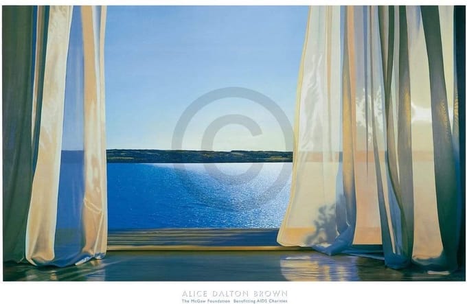 Kunstdruk Alice Dalton Brown - Long Golden Day 102x66cm