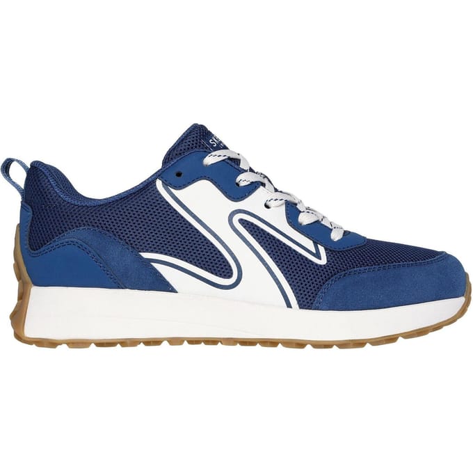Skechers Dames Gusto Suède Paneel Sneakers (Navy)