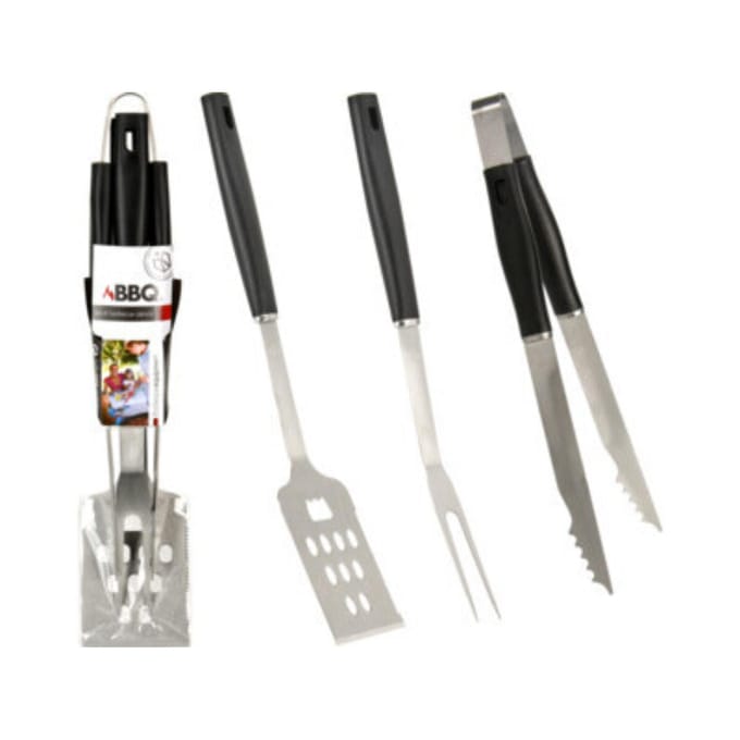 BBQ Gereedschap Set - 3 Delig - - - - - -