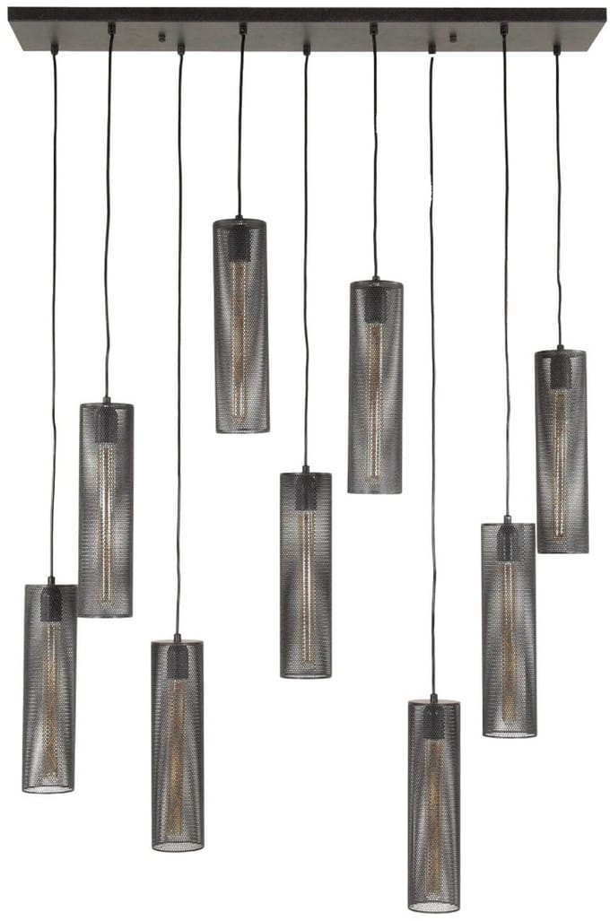 AnLi Style Hanglamp Tube Mesh 5+4L