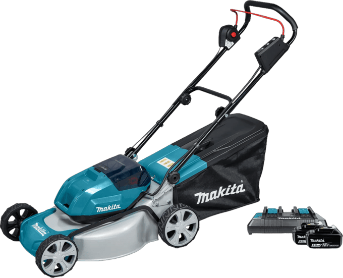 Makita DLM463PT2 Accu Grasmaaier 46cm 2x18V 5.0 Ah