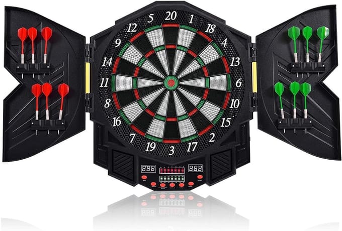 Elektronisch Dartbord - Dartautomaat LED - Spel en Fun - 27 Spellen 216 Varianten