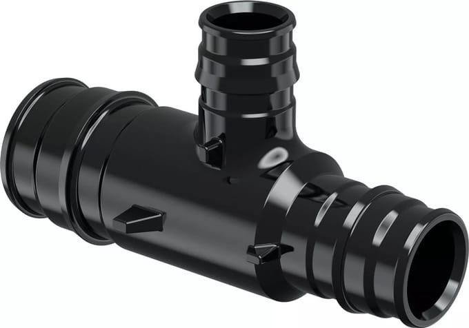 Uponor PE Xa Q&E PPSU Master T stuk verlopend 32x20x25mm