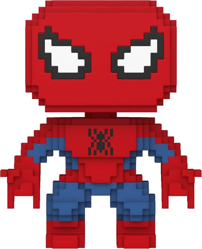 Beeldje Funko Marvel POP! 8-Bit Vinyl Spider-Man