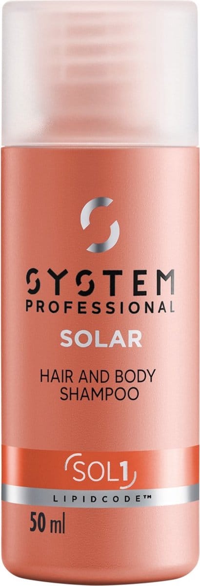 System Professional Lipid Code Solar Haar- & lichaamsshampoo SOL1 Herstelshampoo Dames 50 ml