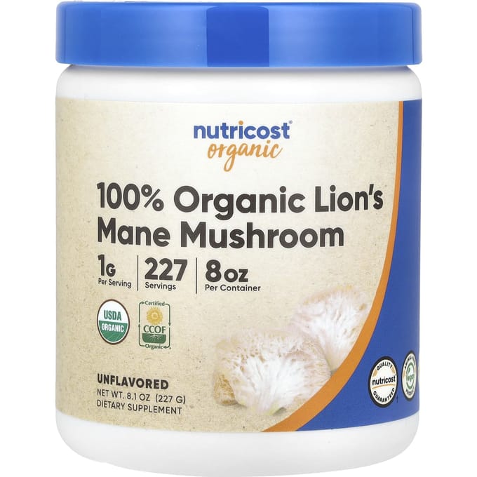 100% Biologische Herten Gewei Paddenstoelen, Ongezoet, 227G(8.1oz)
