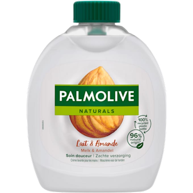 Palmolive Handzeep Naturals Melk & Amandel Navulling 300 ml