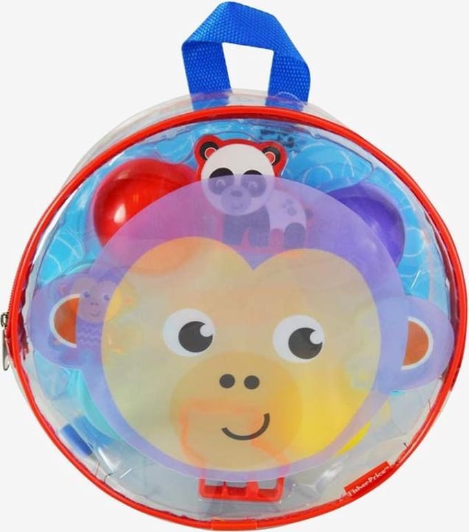 Fisherprice-kleiset in tasje-Aap