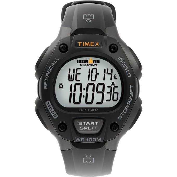 Timex Ironman Classic T5E901 Horloge - Resin - Zwart - Ø 38 mm