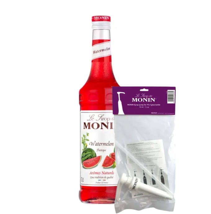 Monin Siroop Watermeloen 70 cl + Pompje