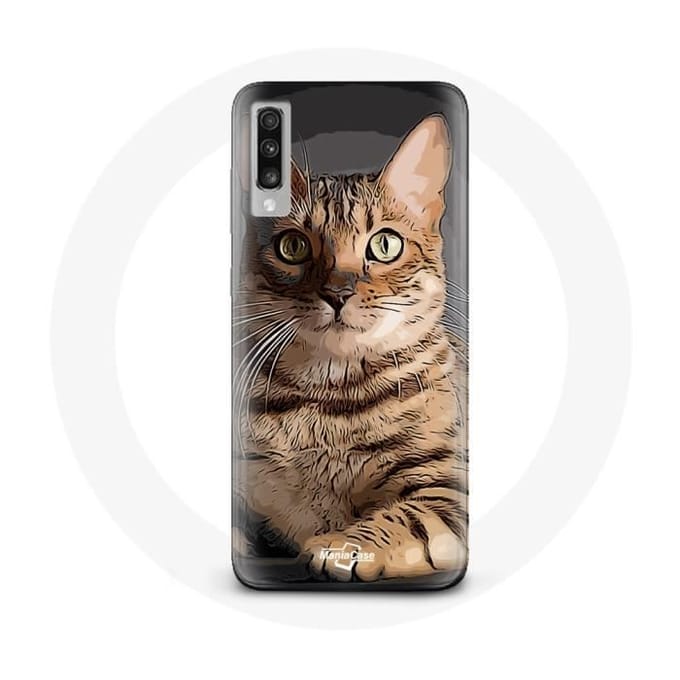Case voor Samsung Galaxy A70 Bengaalse kattenras