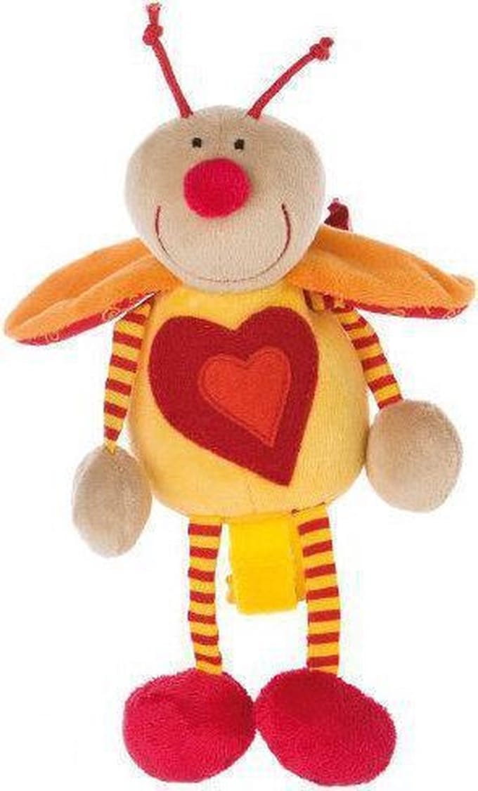 sigikid Knuffelgrijpdier Bij met klittenband