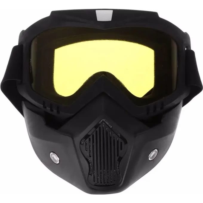 Het gekke masker met scherm Le Motard Bleu