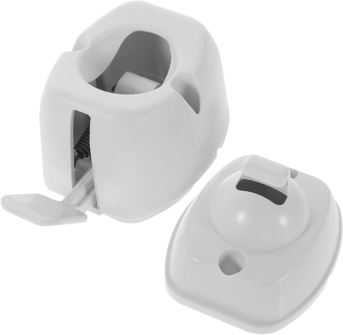 Deurhouder Trailer - Deurvanger RV - Deuren Open Houden - Verstelbaar Ontwerp - 8.3 x 5.3 x 4.9 cm - Wit