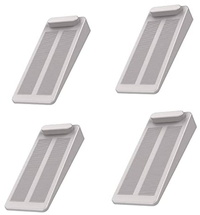 Verstelbare rubberen deurstopper met antislip - 4 stuks
