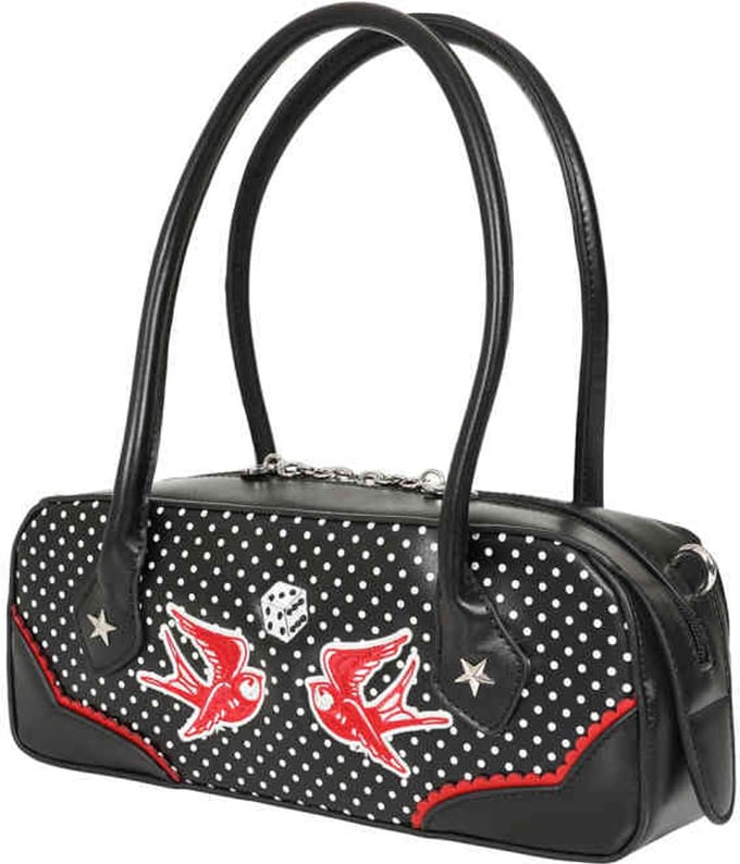Banned - Viva Las Vegas Handtas - Zwart