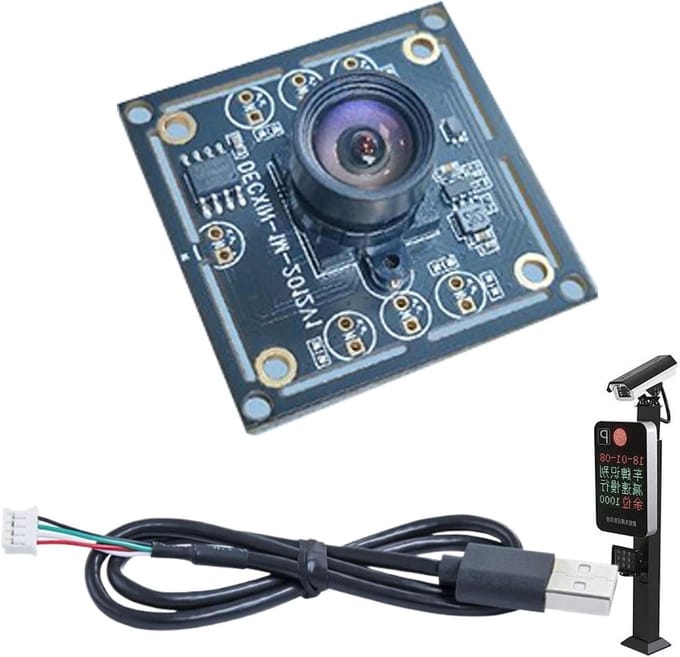 USB Camera Module - Webcam Board OV9732 Sensor - Gezichtsherkenning - Groothoek Lens - 16.7 x 7.3 x 3.2 cm