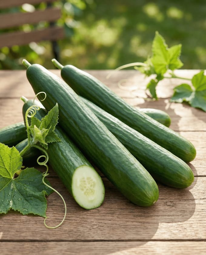 2 sets - Komkommer Telegraph Improved Zaden Cucumis Sativus Eenjarig