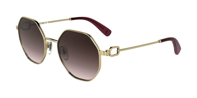Longchamp LO179S N Gold/gradient brown rose 52/20/140 WOMAN Zonnebrillen