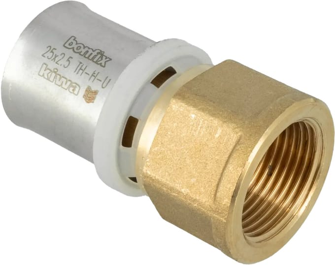 Bonfix Alu-pers schroefbus 3/4″ bi.dr. 25 mm